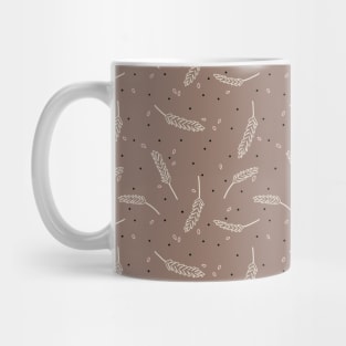 Farm Country Straw Wheat Pattern Mug